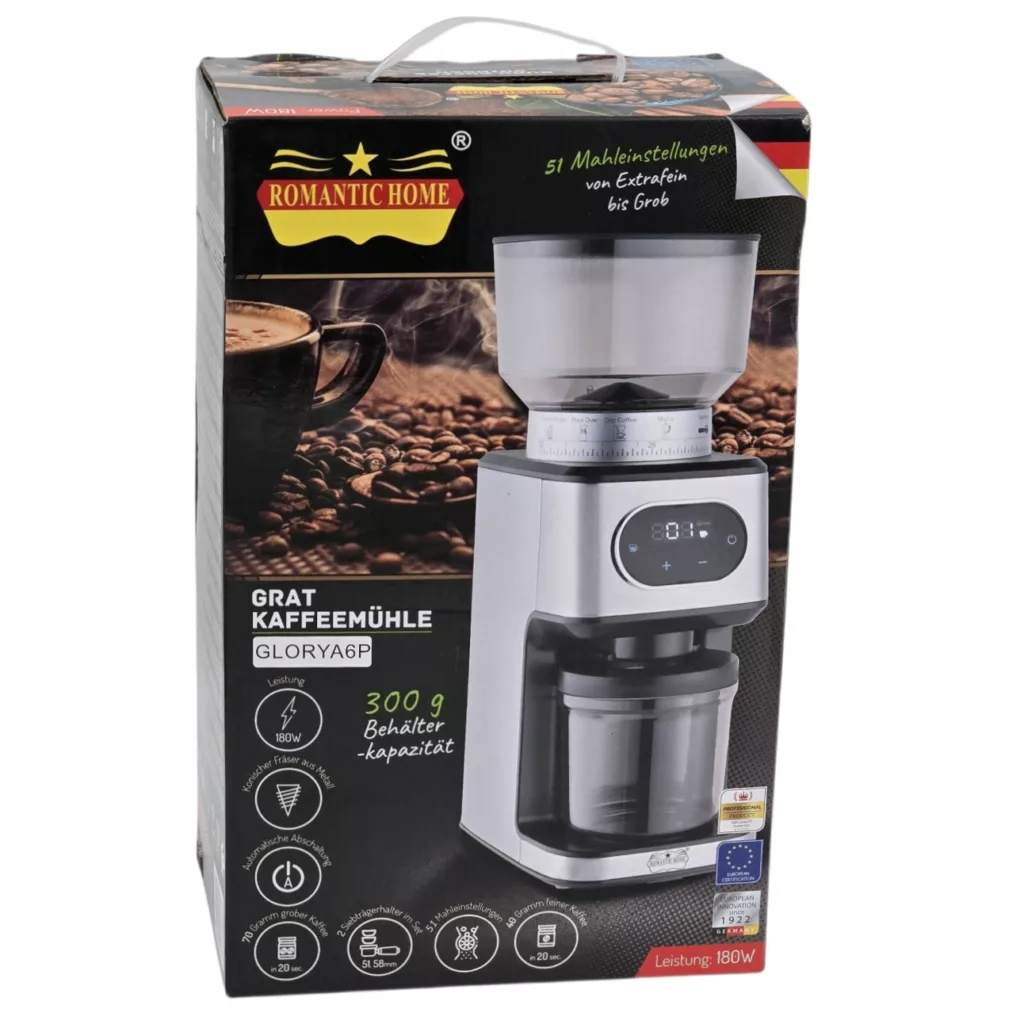 آسیاب قهوه رومانتیک هوم مدل GLORYA6P