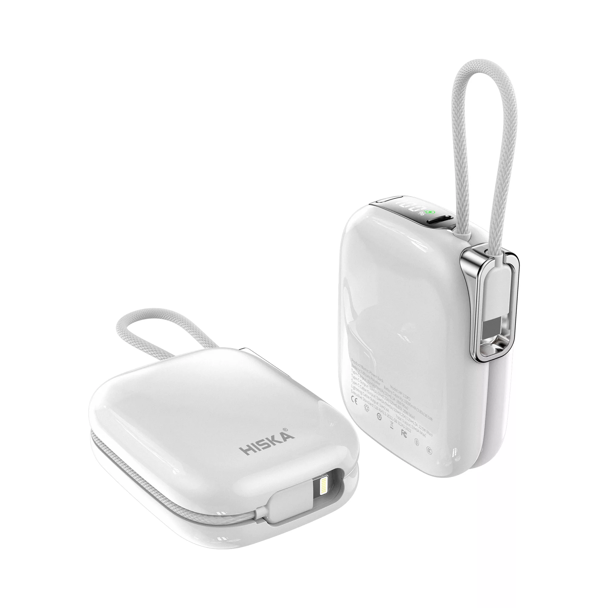 پاوربانک هیسکا مدل HP-132PD ظرفیت 10000 میلی آمپر ساعت