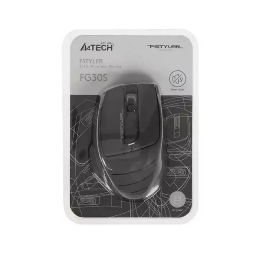 ماوس بی سیم ای فورتک مدل FStyler FG30S