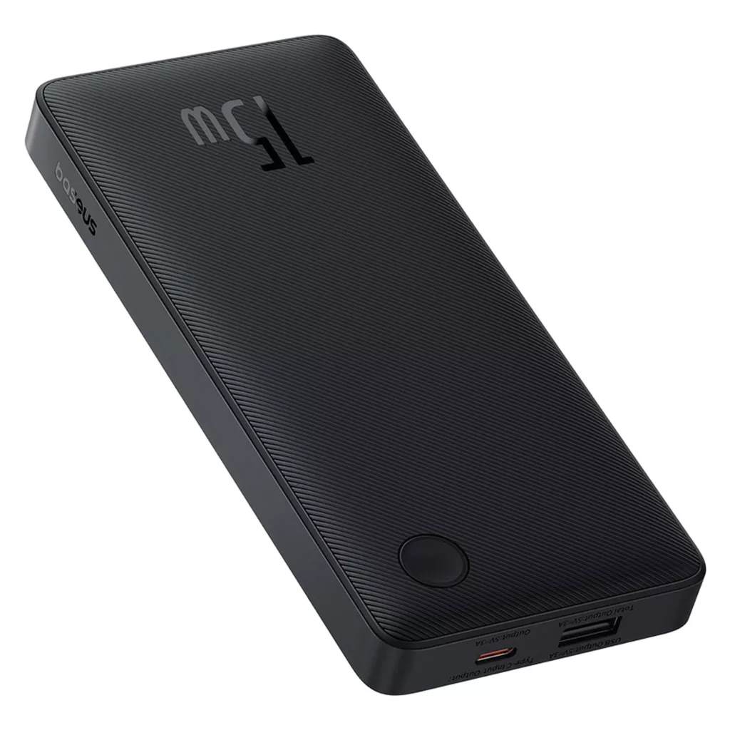 پاوربانک باسئوس 15 وات مدل Airpow Lite PPAP-10A Cosmic ظرفیت 10000 میلی آمپر ساعت