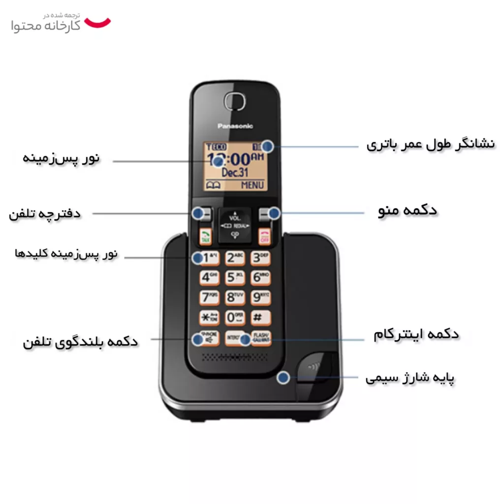 تلفن پاناسونیک مدل TG-C352