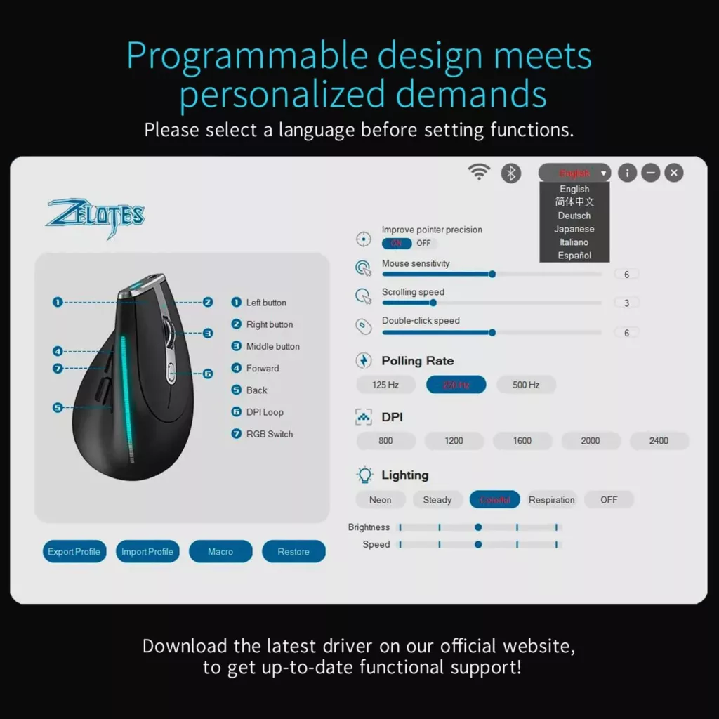 ماوس بی سیم مخصوص بازی زیلوتس مدل F36