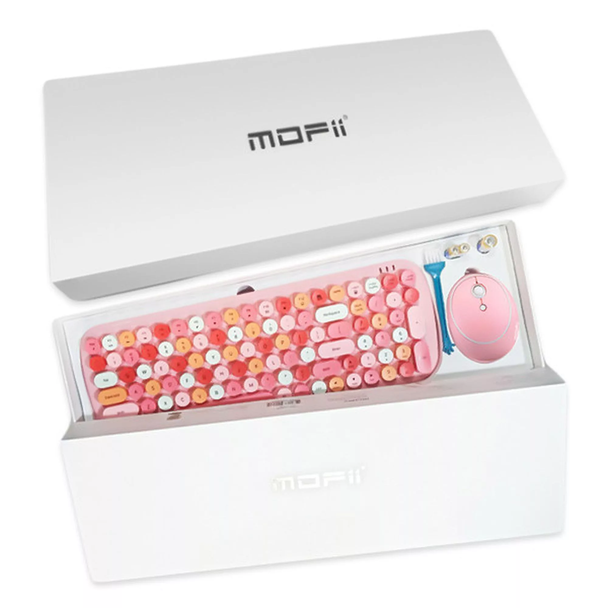 کیبورد و ماوس بی سیم مافی مدل CANDY XR، سوییچ ممبران ، Full Size