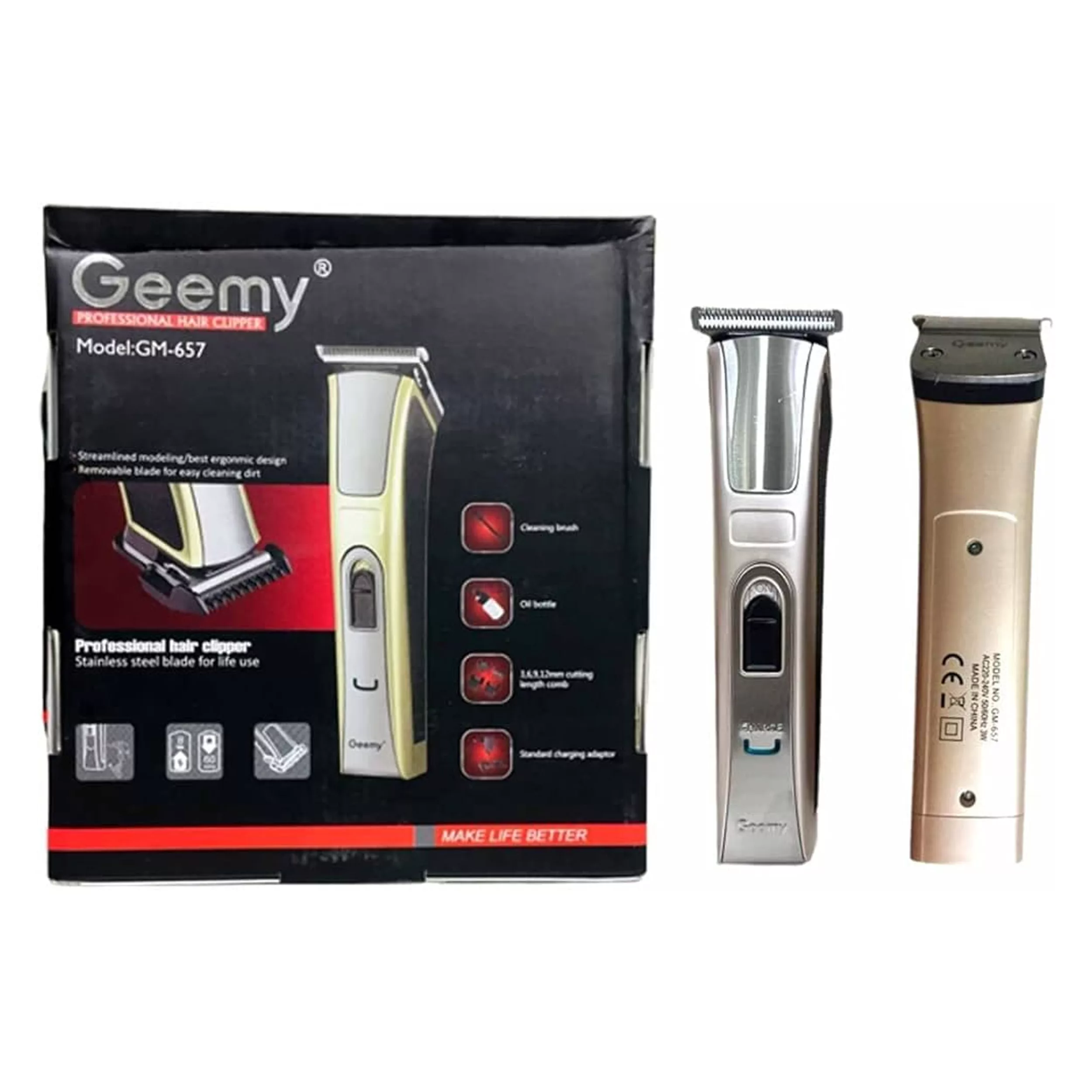 ماشین اصلاح موی سر و صورت جیمی مدل GM-657