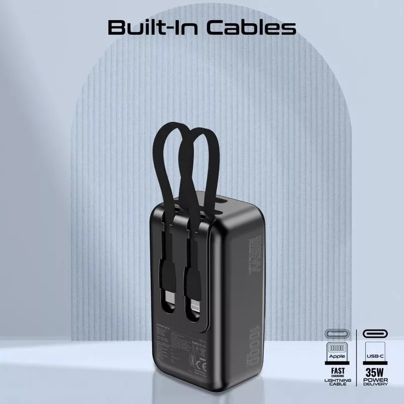 پاوربانک پرومیت مدل MAVRIX ظرفیت 10000 میلی آمپر ساعت