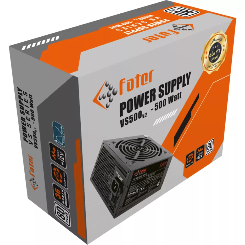 منبع تغذیه کامپیوتر فاطر مدل VS500.v2