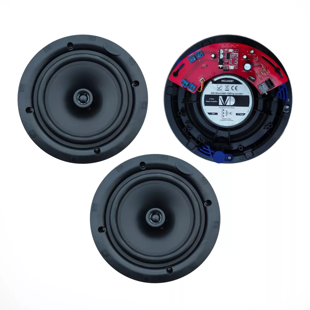 اسپیکر سقفی بلوتوثی مدل MD-MCL640BT3 مجموعه 3 عددی