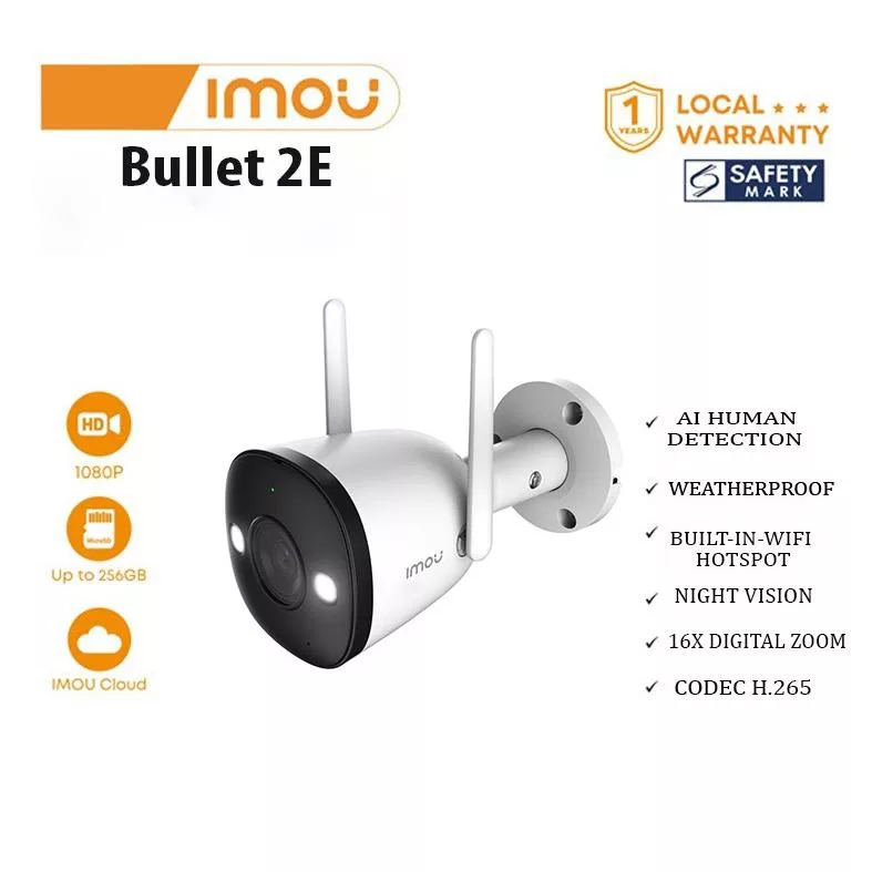 دوربین مداربسته تحت شبکه آیمو مدل Bullet 2E