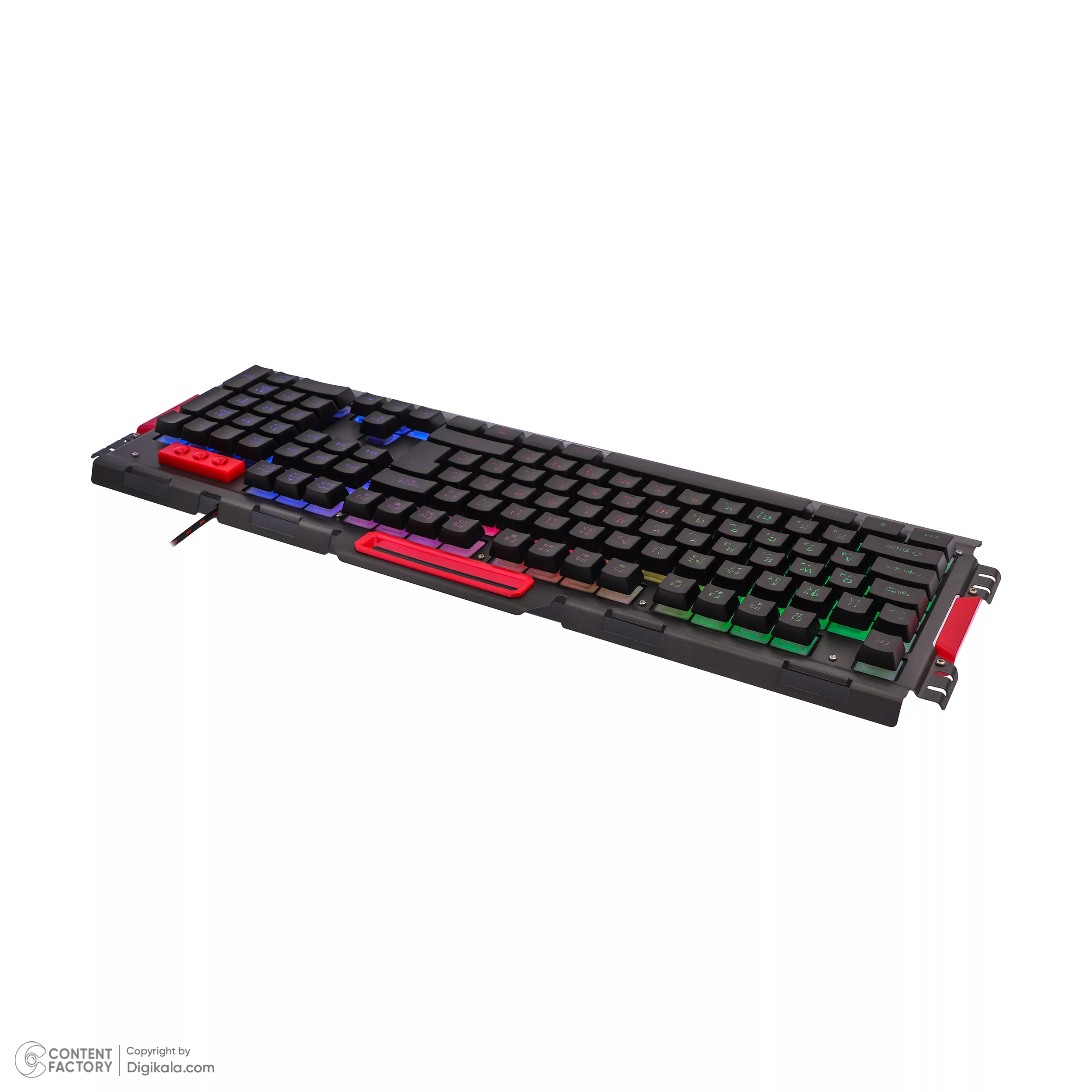 کیبورد گیمینک سابیت مدل GMK-5010 همراه با موس، Full-size، نورپردازی RGB