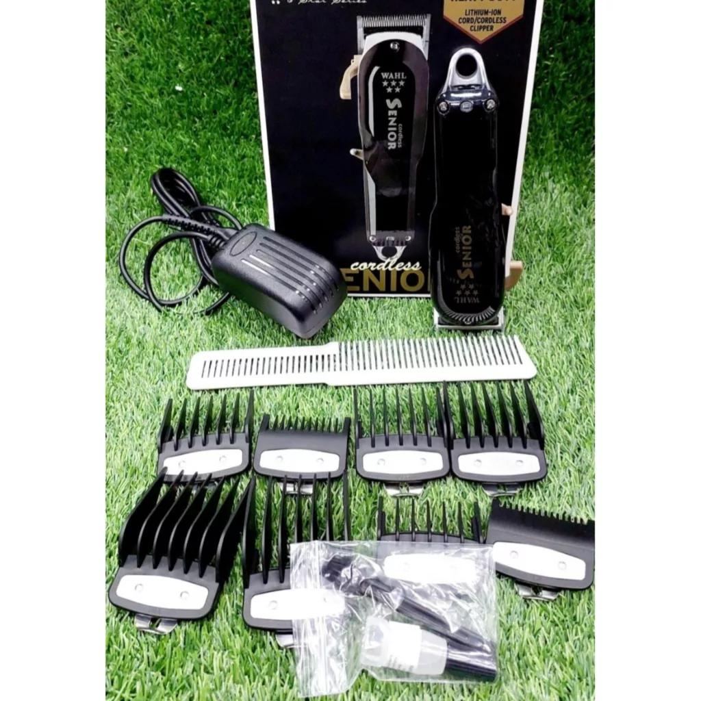 ماشین اصلاح موی سر و صورت وال پروفشنال مدل  cordless senior به همراه شانه اصلاح بسته 8 عددی