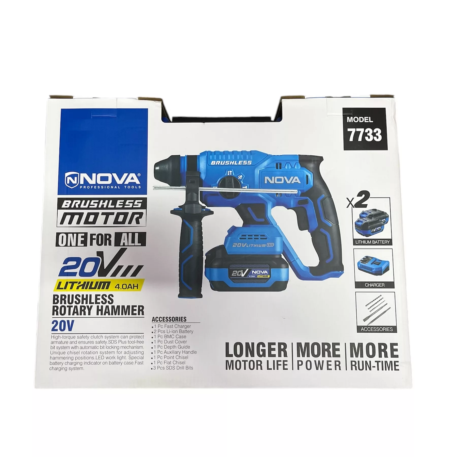 دریل بتن کن نووا مدل 7733