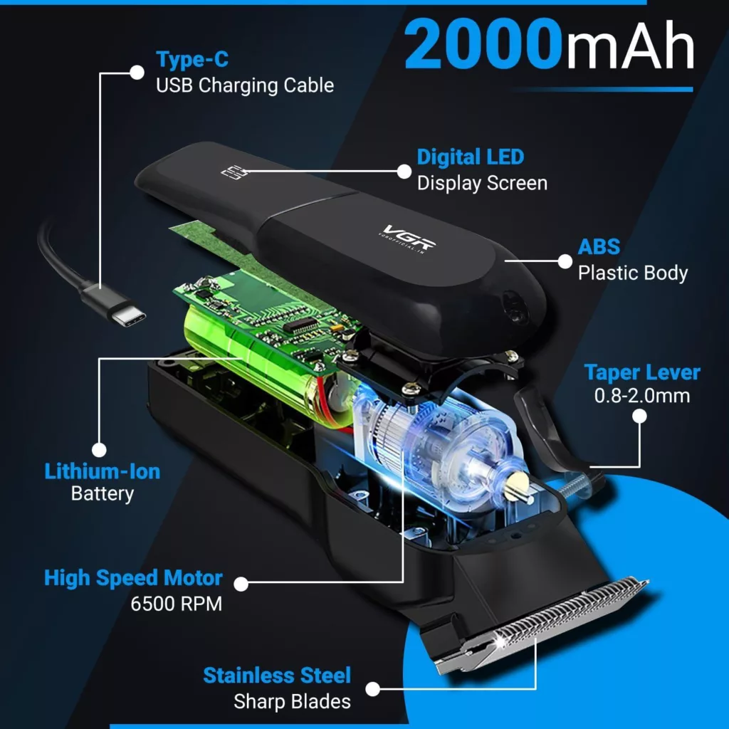 ماشین اصلاح موی سر وی جی ار مدل 118