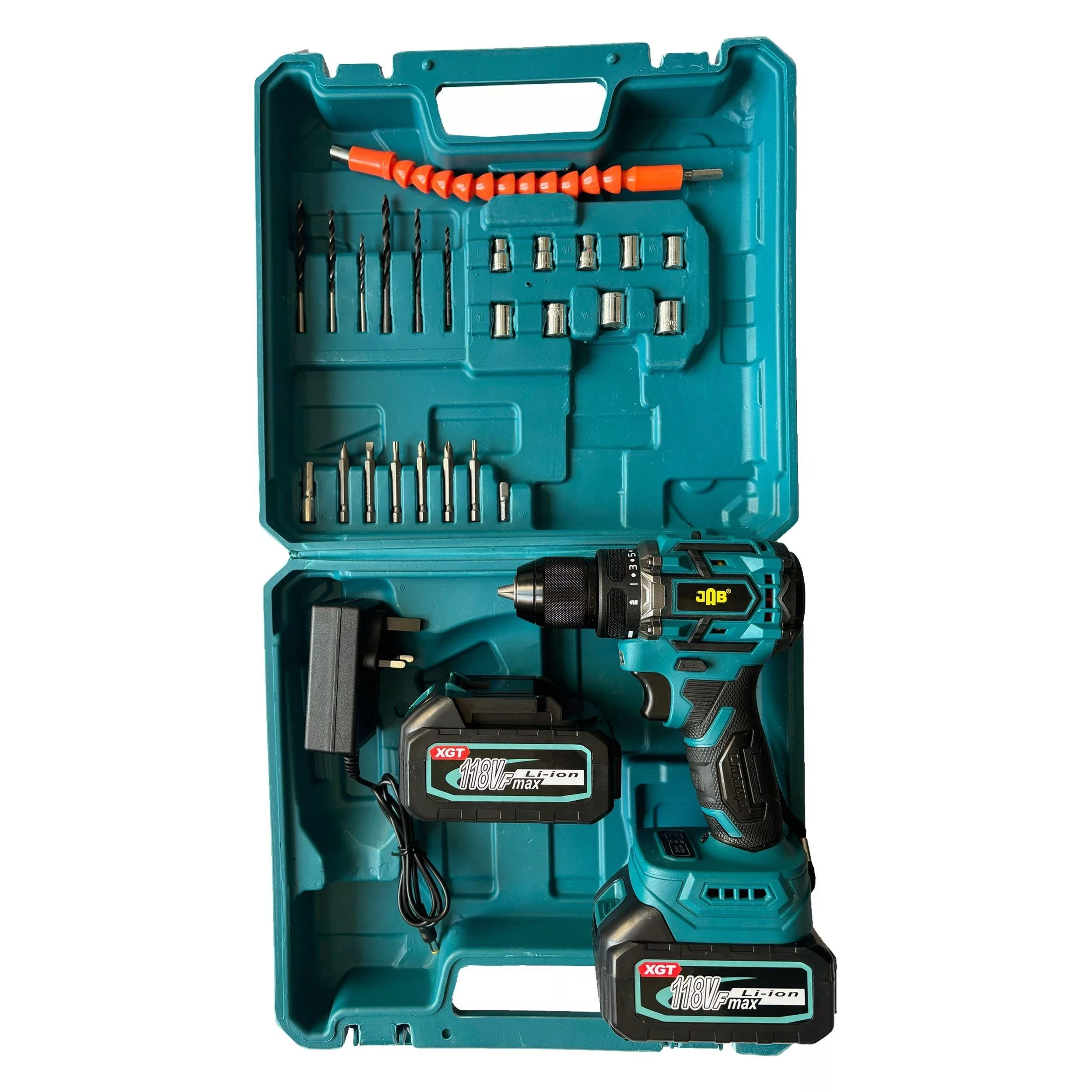 دریل پیچ گوشتی شارژی جاب مدل JBC-8810 NEW مجموعه 40 عددی