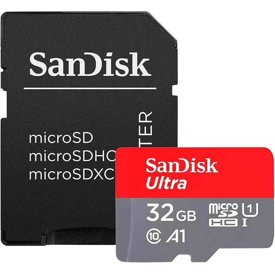 کارت حافظه microSDHC سن دیسک مدل Ultra A1 کلاس 10 استاندارد UHS-I سرعت 100MBps ظرفیت 32 گیگابایت به همراه آداپتور SD