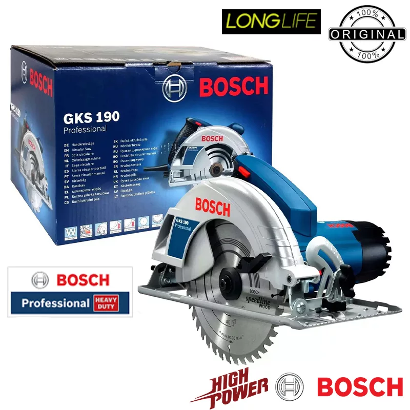 اره دیسکی بوش مدل فوق حرفه ای هوشمند کد GKS 190 Professional 1400W