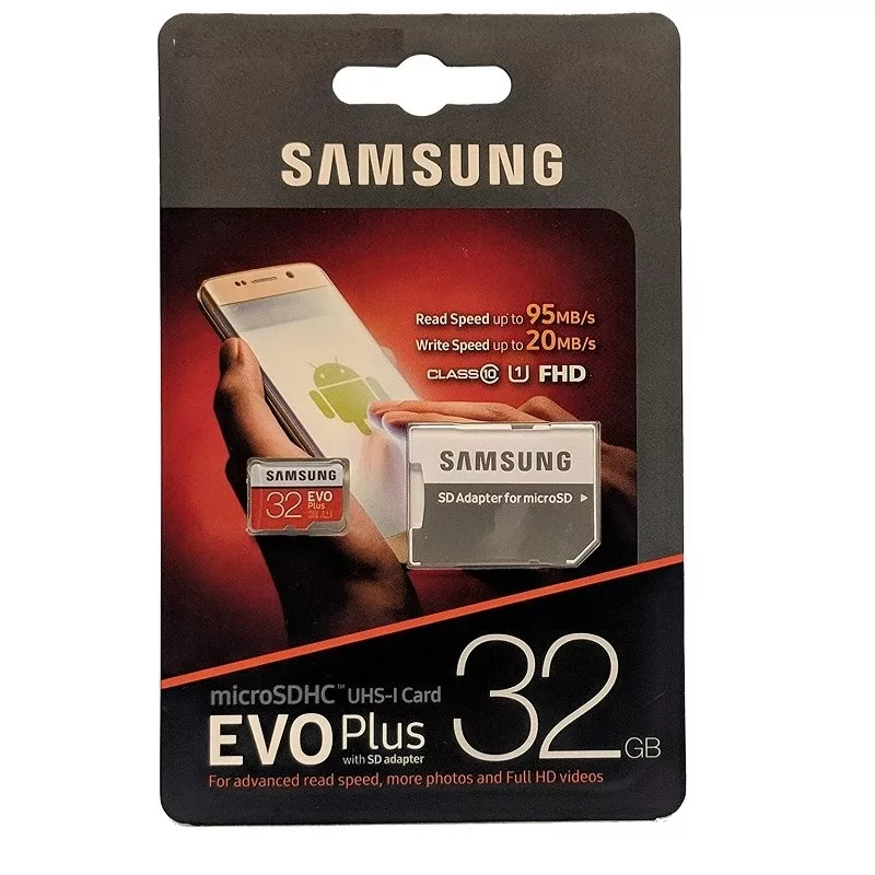 کارت حافظه microSDHC سامسونگ مدل Evo Plus کلاس 10 استاندارد UHS-I سرعت 95MBps ظرفیت 32 گیگابایت