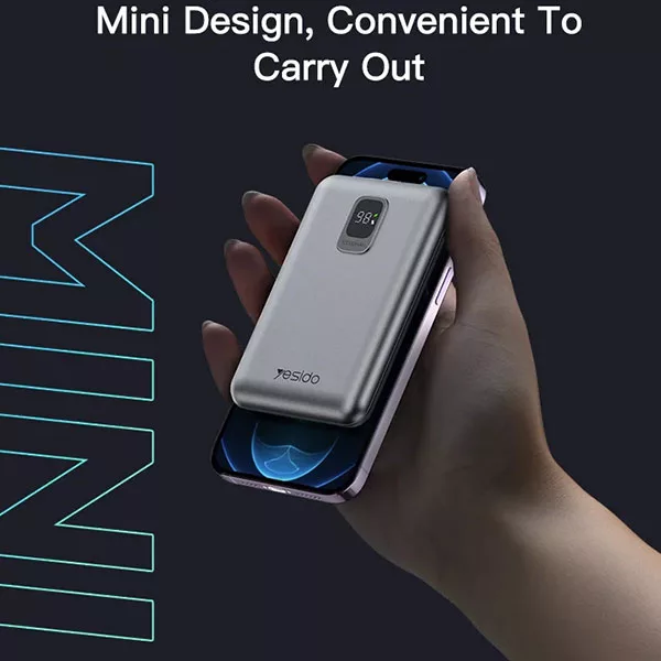 پاوربانک یسیدو مدل YP46 ظرفیت 10000 میلی‌آمپر ساعت