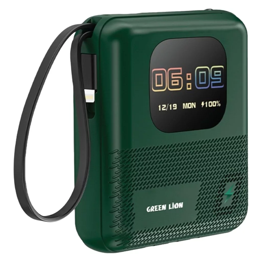 پاور بانک گرین لاین مدل اسمارت ظرفیت 10000 میلی آمپر ساعت