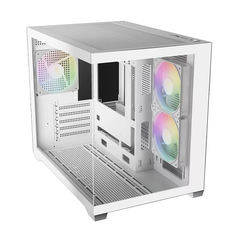کیس کامپیوتر گیمینگ گیم دیاس مدل AURA GC10M V2 WH ARGB