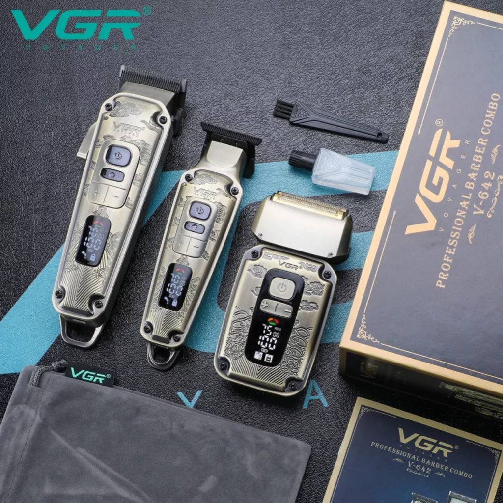 ماشین اصلاح موی سر و صورت وی جی ار مدل V-642