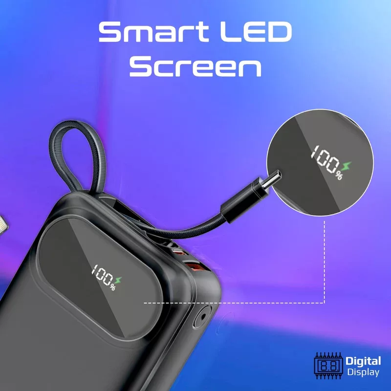 پاوربانک پرومیت مدل POWERPOD-20.BLK ظرفیت 20000 میلی‌آمپرساعت