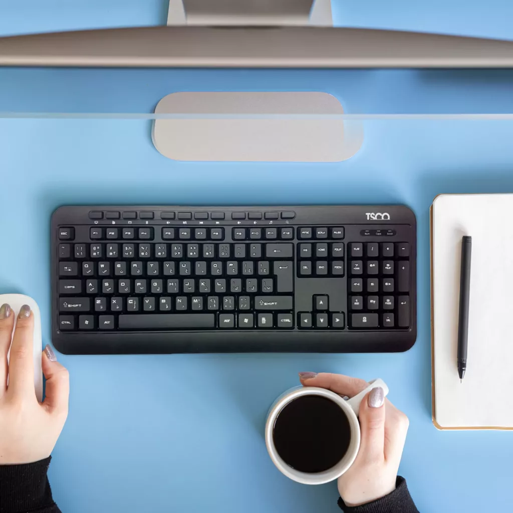 کیبورد تسکو مدل TKM 8011، سوئیچ ممبران، Full Size