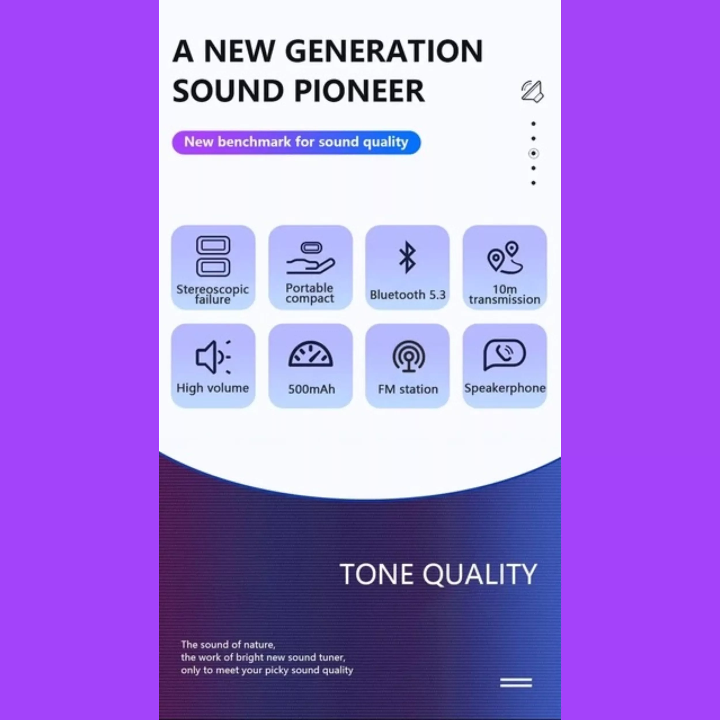 اسپیکر بلوتوثی قابل حمل  تی اند جی مدل TG659