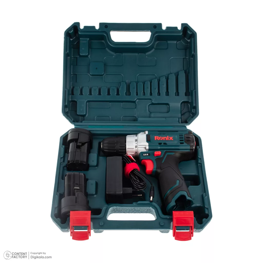 دریل پیچ گوشتی شارژی 10 میلی متری رونیکس مدل 8613i
