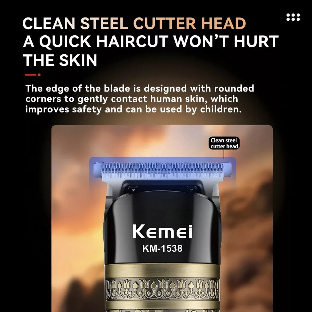 ماشین اصلاح موی صورت شارژی کیمی مدل 1538 مجموعه دو عددی