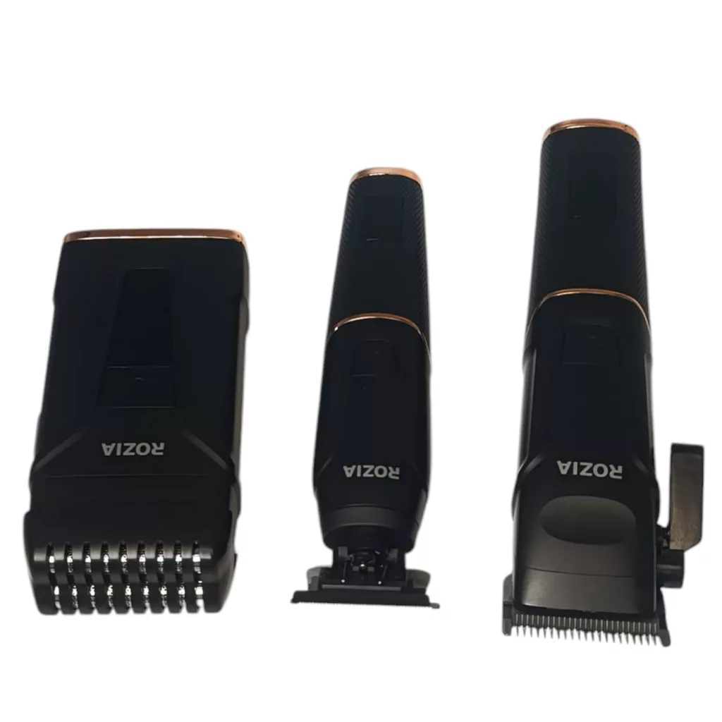 ماشین اصلاح موی سر و صورت شارژی روزیا پرو مدل HT9543 مجموعه 3 عددی