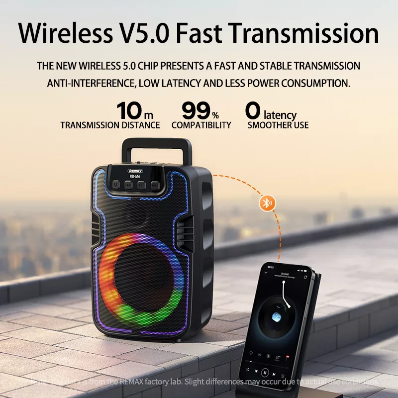اسپیکر بلوتوثی ریمکس مدل wireless RB-M6