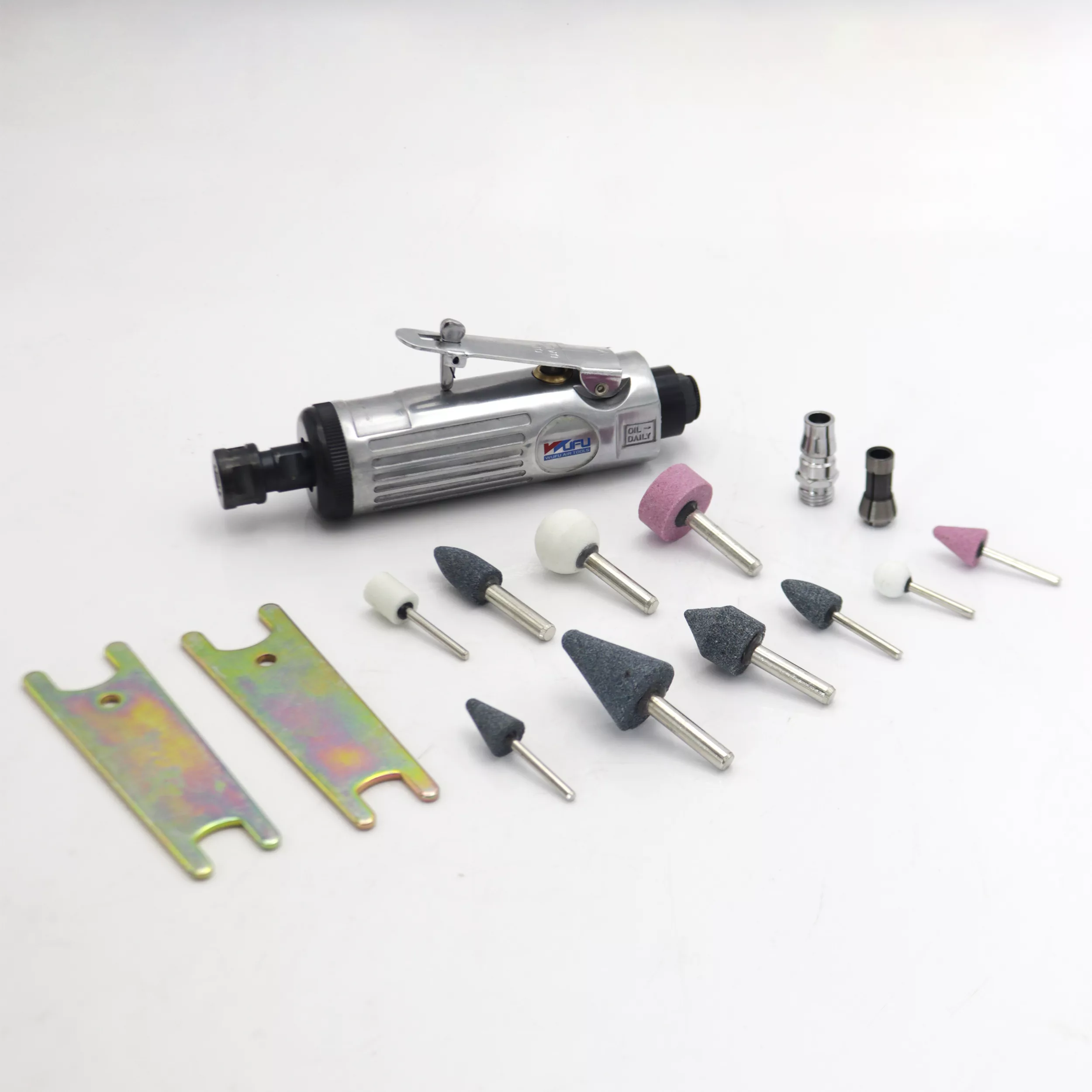 کیت فرز انگشتی بادی ووفو مدل YP-WF-005 مجموعه 16 عددی