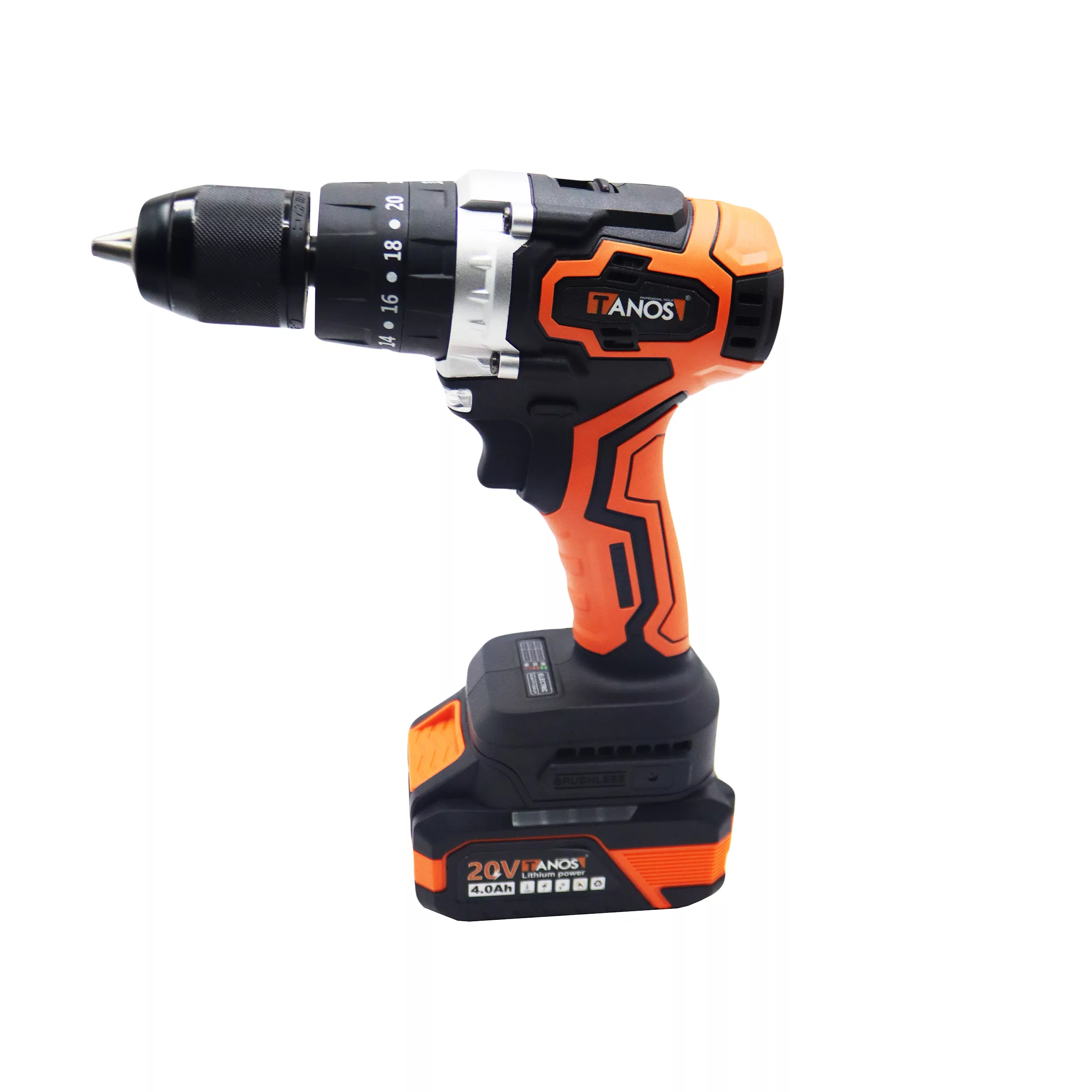 دریل پیچ گوشتی 13 میلی متری 20ولت تانوس مدل براشلس کد YP-CLD-01-85/13MM دریل پیچ گوشتی 13 میلی متری 20ولت تانوس مدل براشلس کد YP-CLD-01-85/13MM