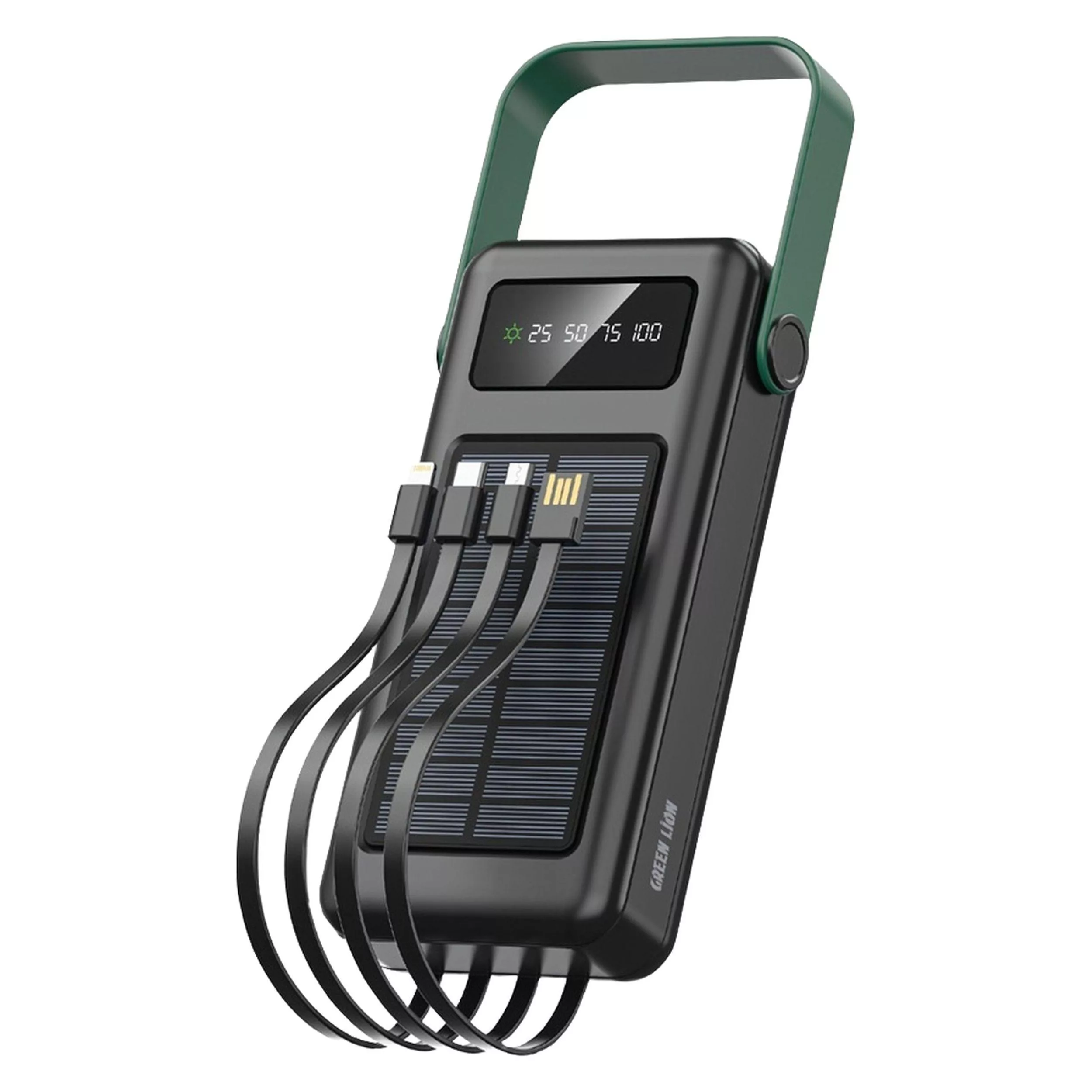 پاوربانک گرین لاین مدل Solar max با ظرفیت 30000 میلی آمپر بر ساعت