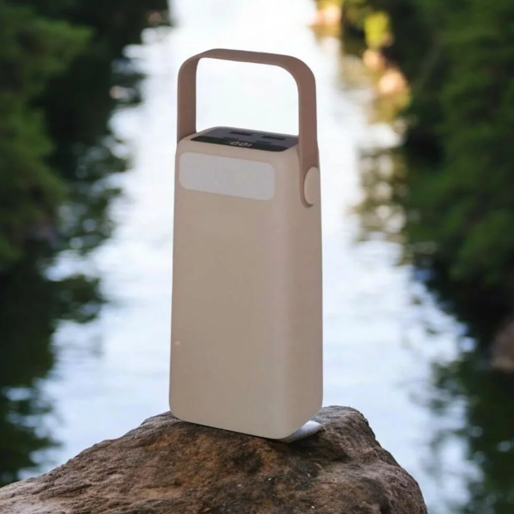 پاوربانک مدل 22.5wظرفیت 60000 میلی آمپر ساعت به همراه کابل تبدیل USB-C