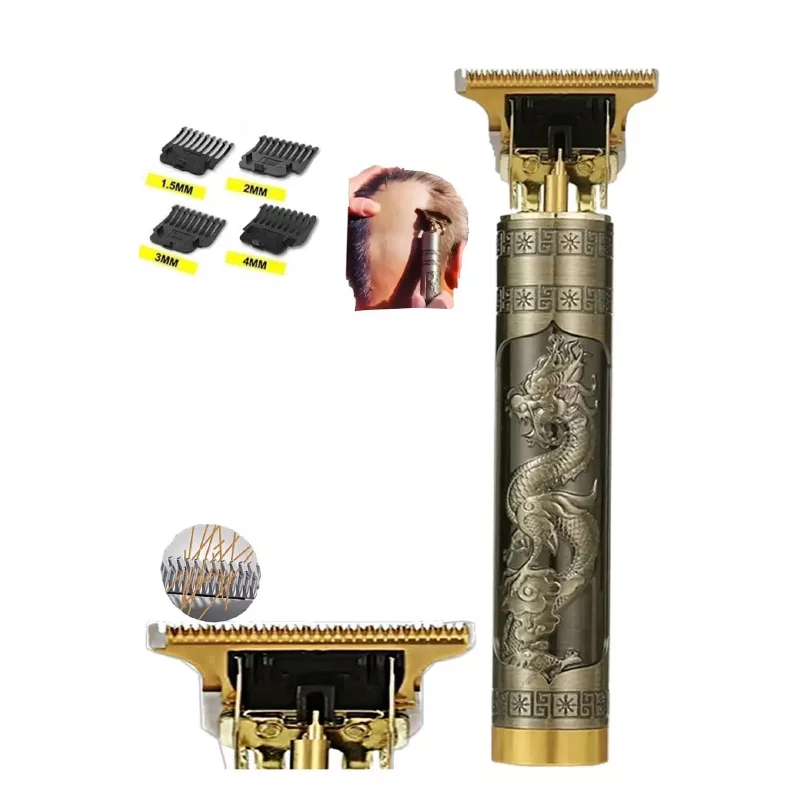 ماشین اصلاح موی سر و صورت شارژی مدل TJ-6037U، اصلاح به صورت خط زن، قابلیت استفاده به صورت خشک و مرطوب، منبع انرژی با باتری، تکنولوژی اصلاح به صورت برش مستقیم، مدت زمان شارژ 120 دقیقه، تیغه‌های استیل ضد زنگ، به همراه برس تمیزکننده، کابل USB و روغن