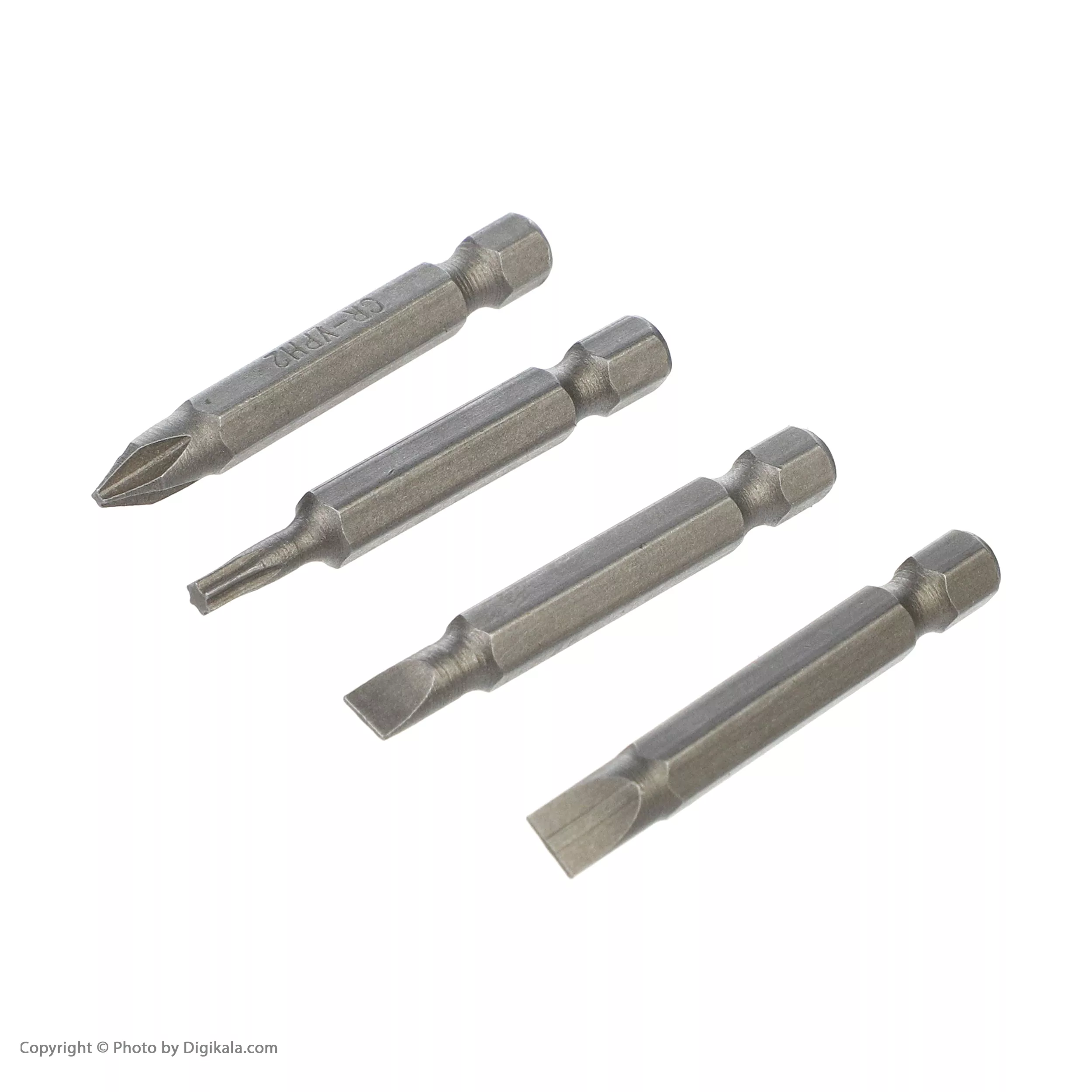 دریل پیچ گوشتی شارژی سه نظام 10 میلیمتری 128 ولت جاب مدل JB-128 POWER X مجموعه 40 عددی