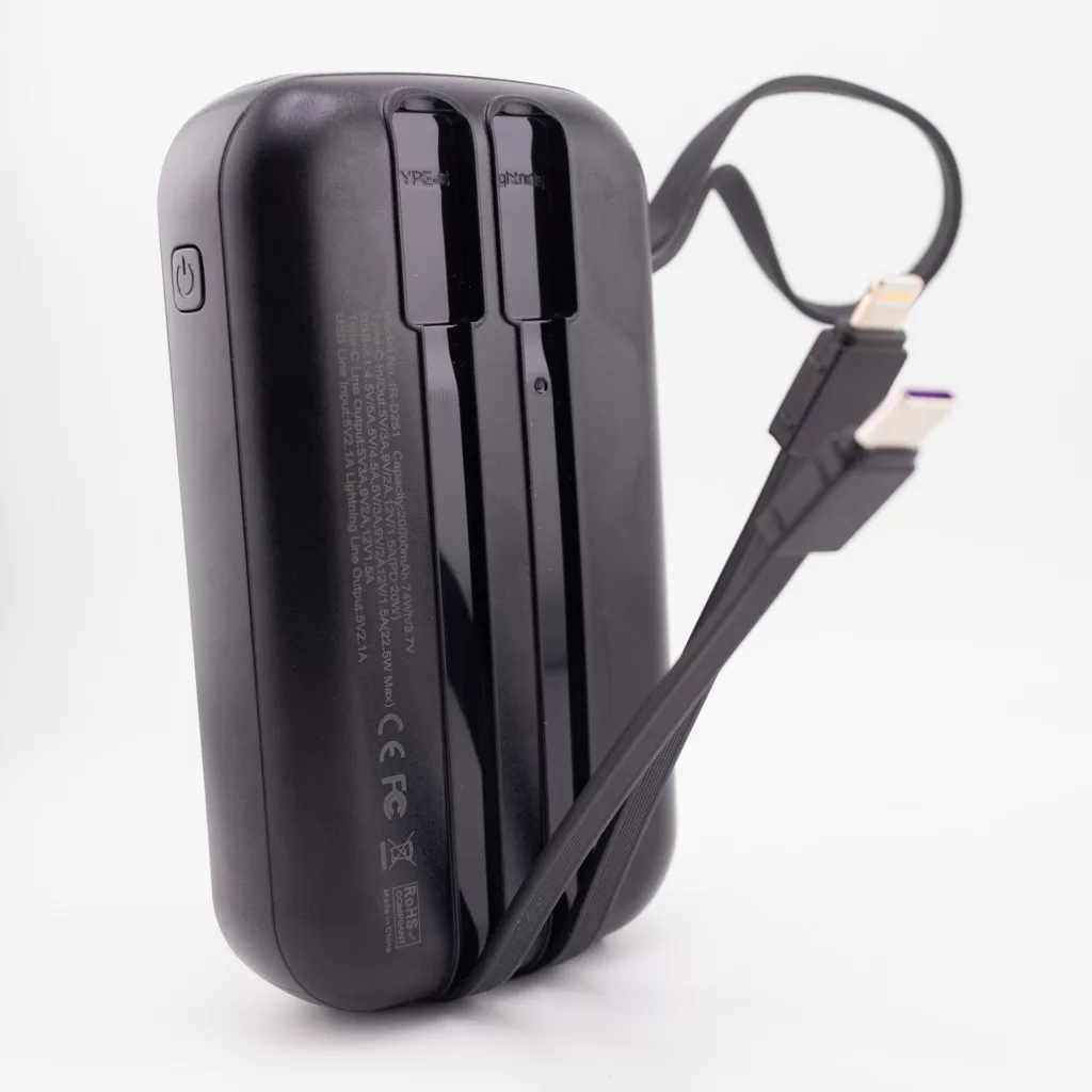 پاوربانک آیرنج مدل IR- D251 ظرفیت 20000 میلیآمپرساعت