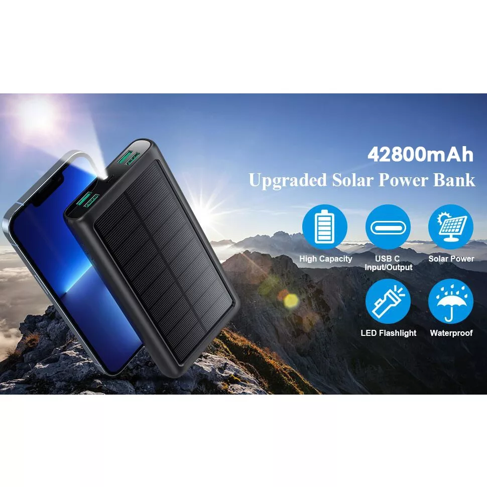 پاوربانک مدل hx200k3 ظرفیت ۴۲۸۰۰ میلیآمپرساعت