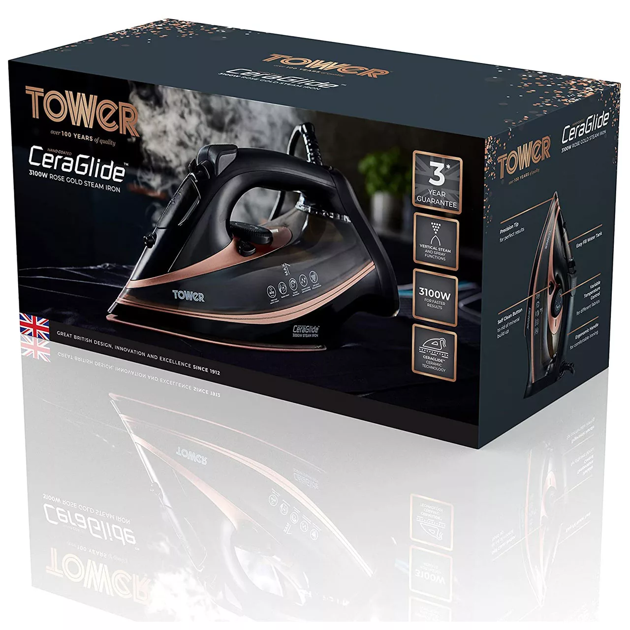 اتو بخار 3100 وات تاور مدل T22013