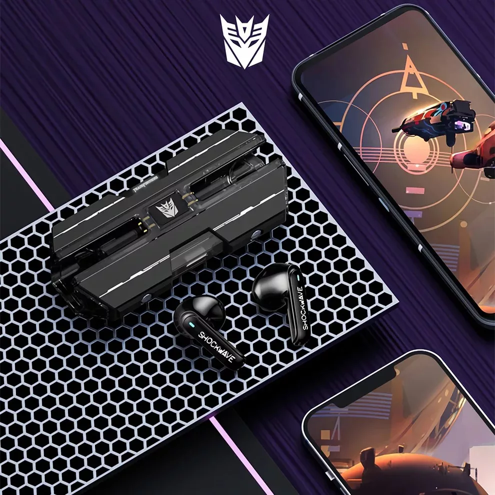 هدفون گیمینگ بلوتوثی ترنسفورمرز مدل Shockwave TF-TF01