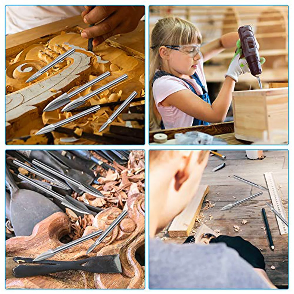 چوب ساب نیزه ای سه پر مدل jt-6 مجموعه ۶ عددی