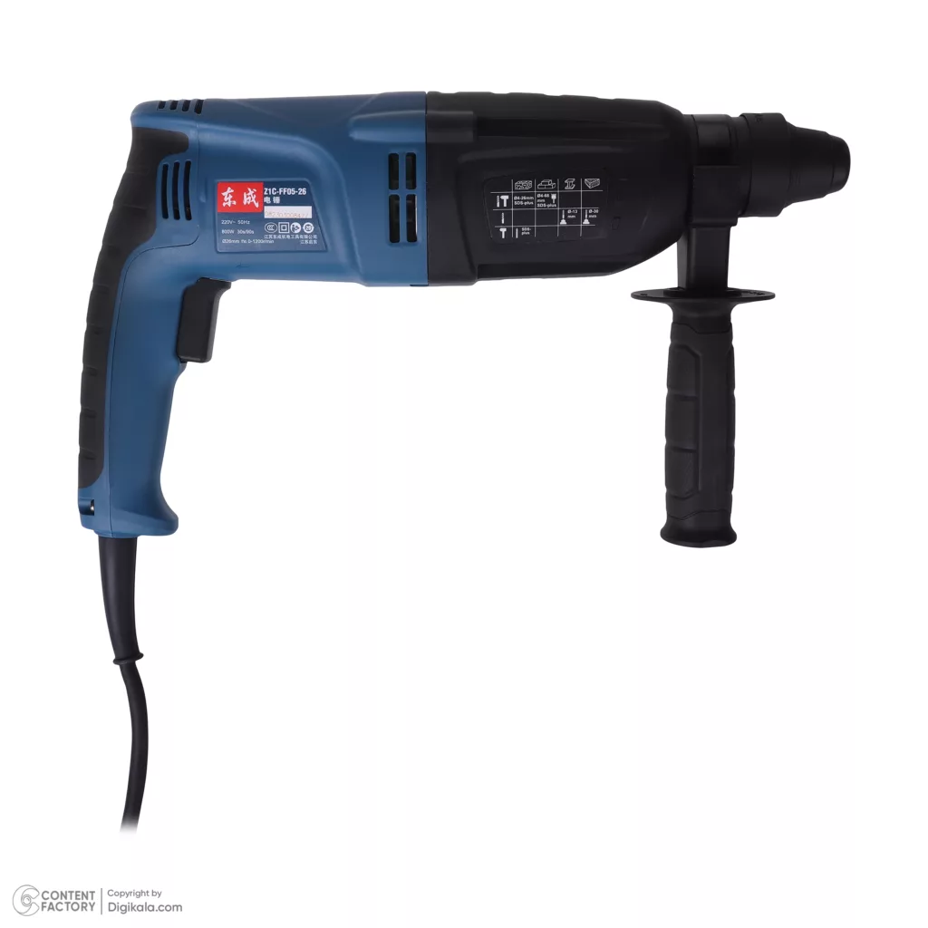 دریل بتن کن چهار شیار 26 میلیمتر 720 وات دانگ چنگ مدل DZC05-26-z1c-ff05-26