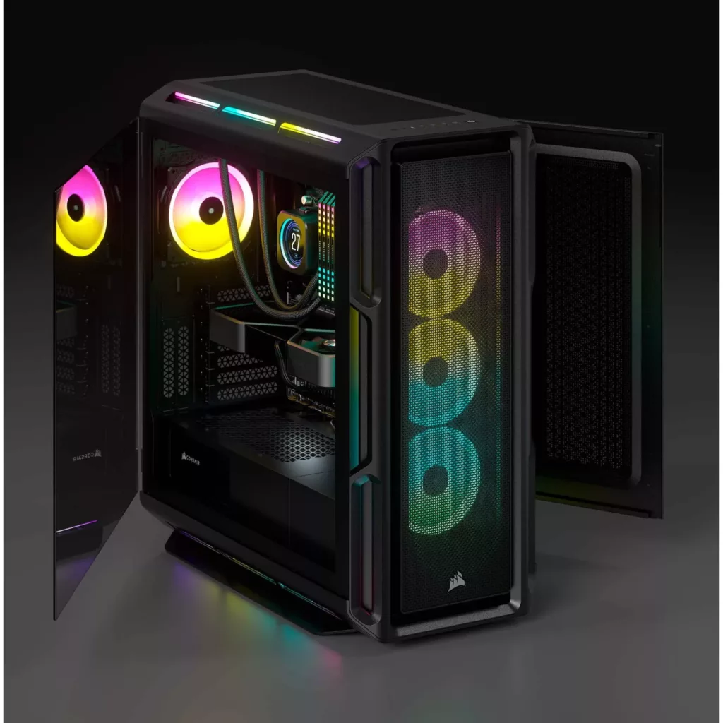 کیس کامپیوتر کورسیر مدل iCUE 5000T RGB BK
