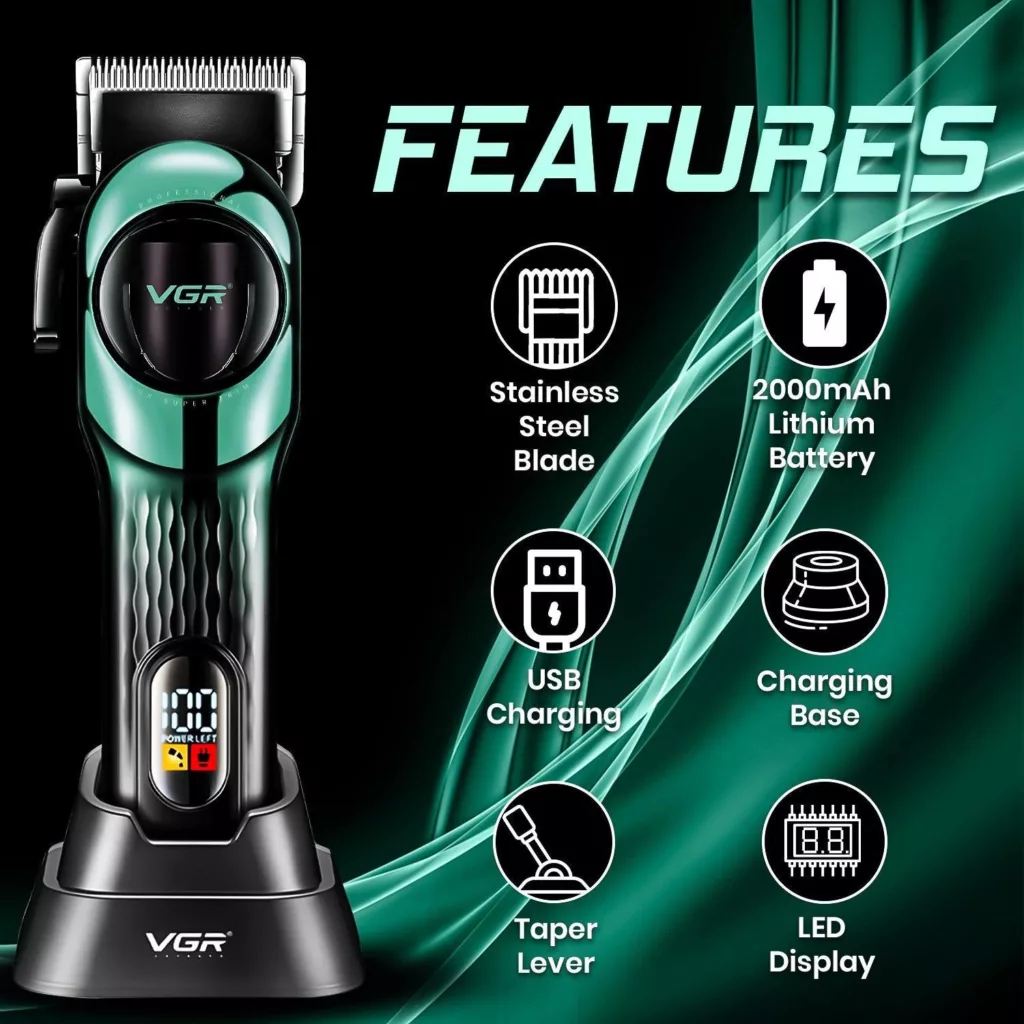 ماشین اصلاح موی سر وی جی ار مدل v-166