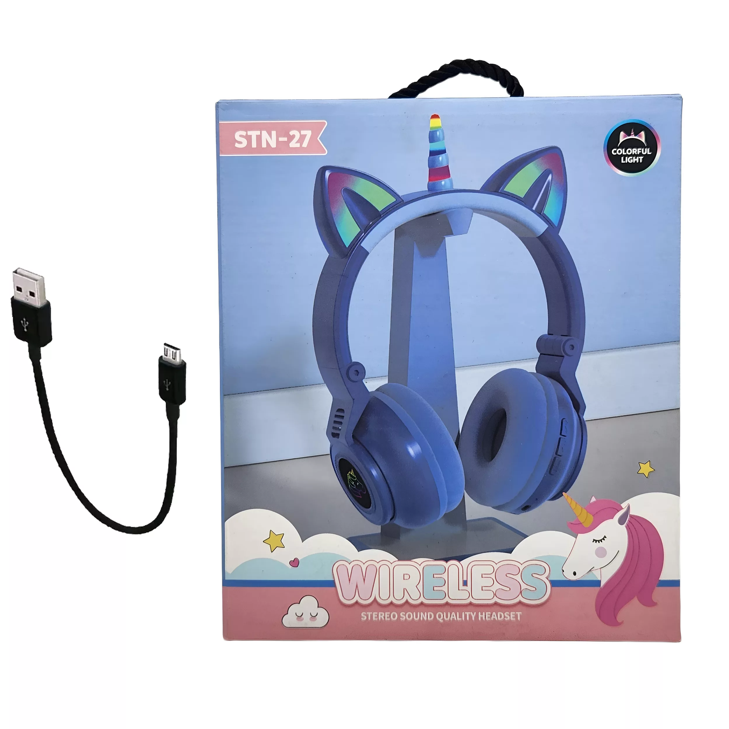 هدست بلوتوثی مدل STN-27 طرح فانتزی