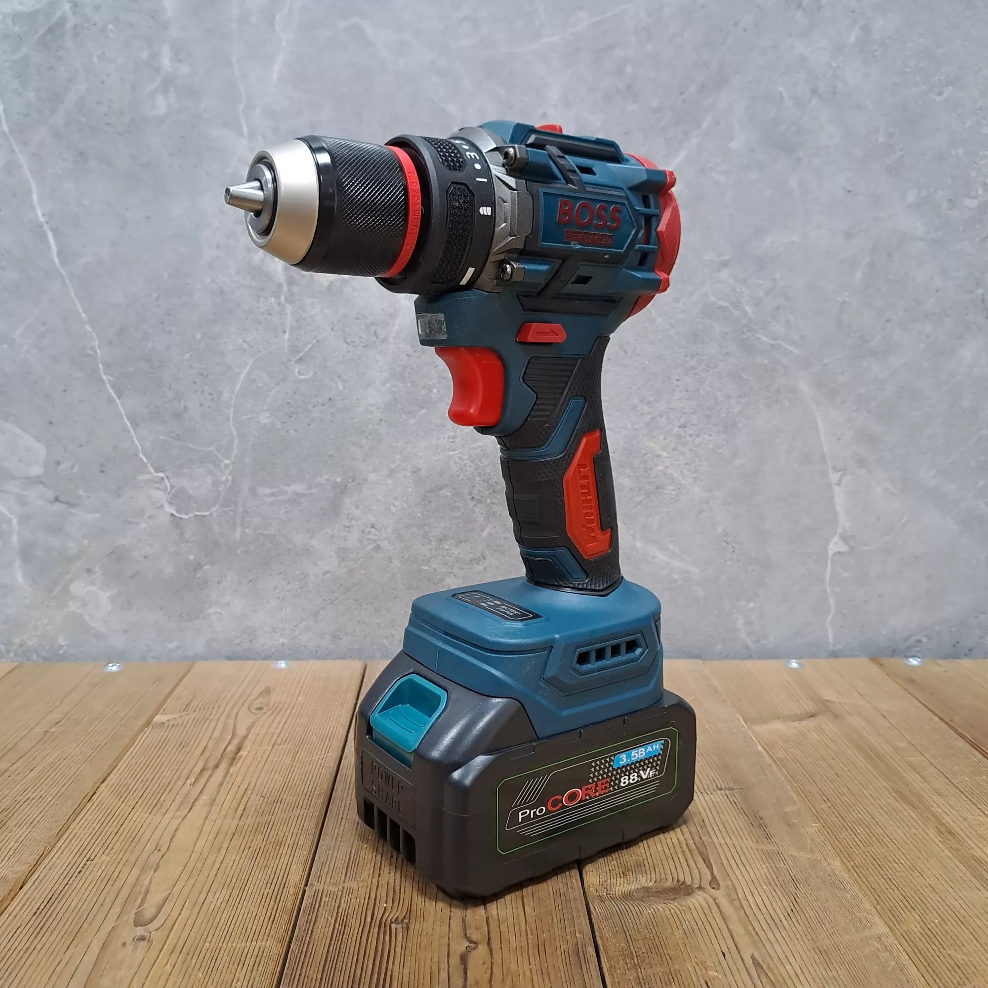 مجموعه 28 عددی دریل پیچ گوشتی شارژی براشلس صنعتی باس مدل LIFE _ STYLE