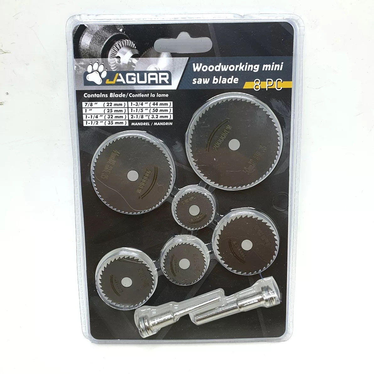 تیغ فرز انگشتی و مینیاتوری جگوار مدل 8PCS مجموعه 8 عددی