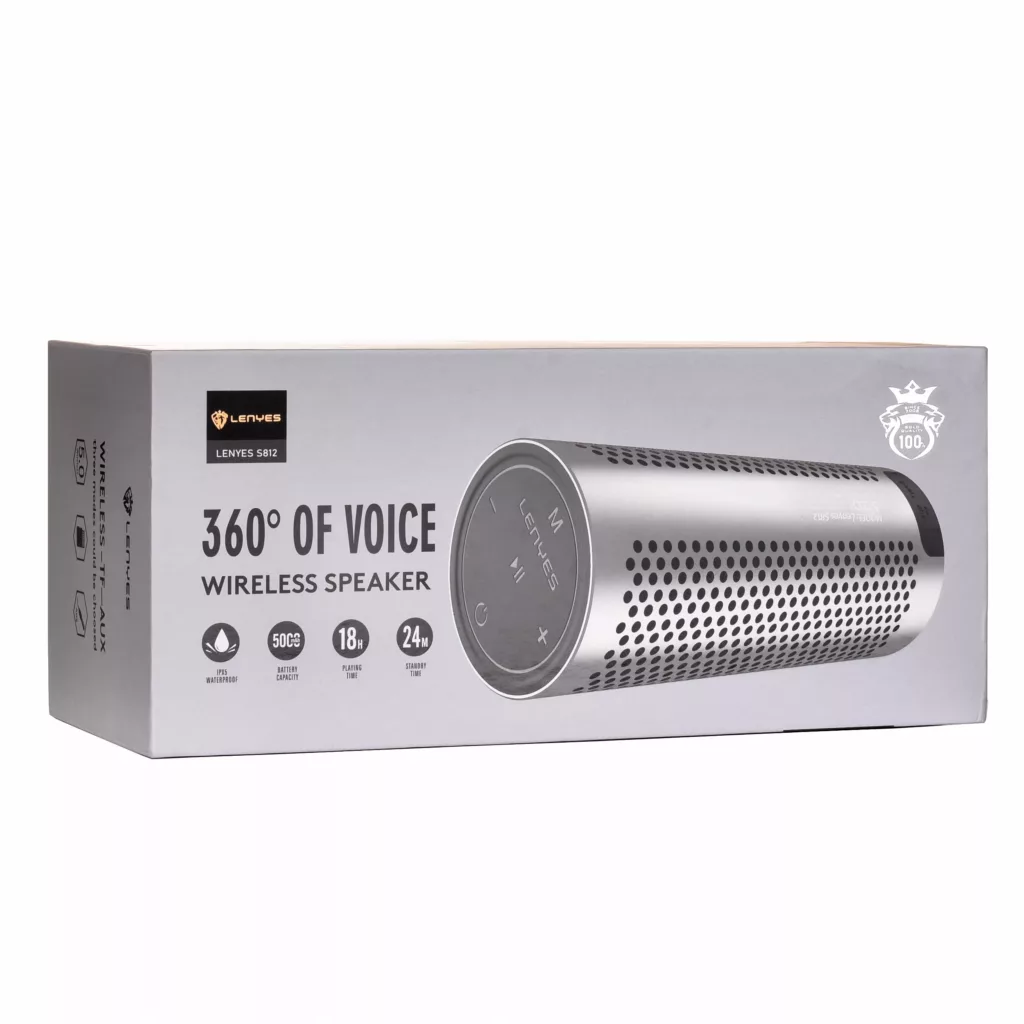 اسپیکر بلوتوثی قابل حمل لنیز مدل S812