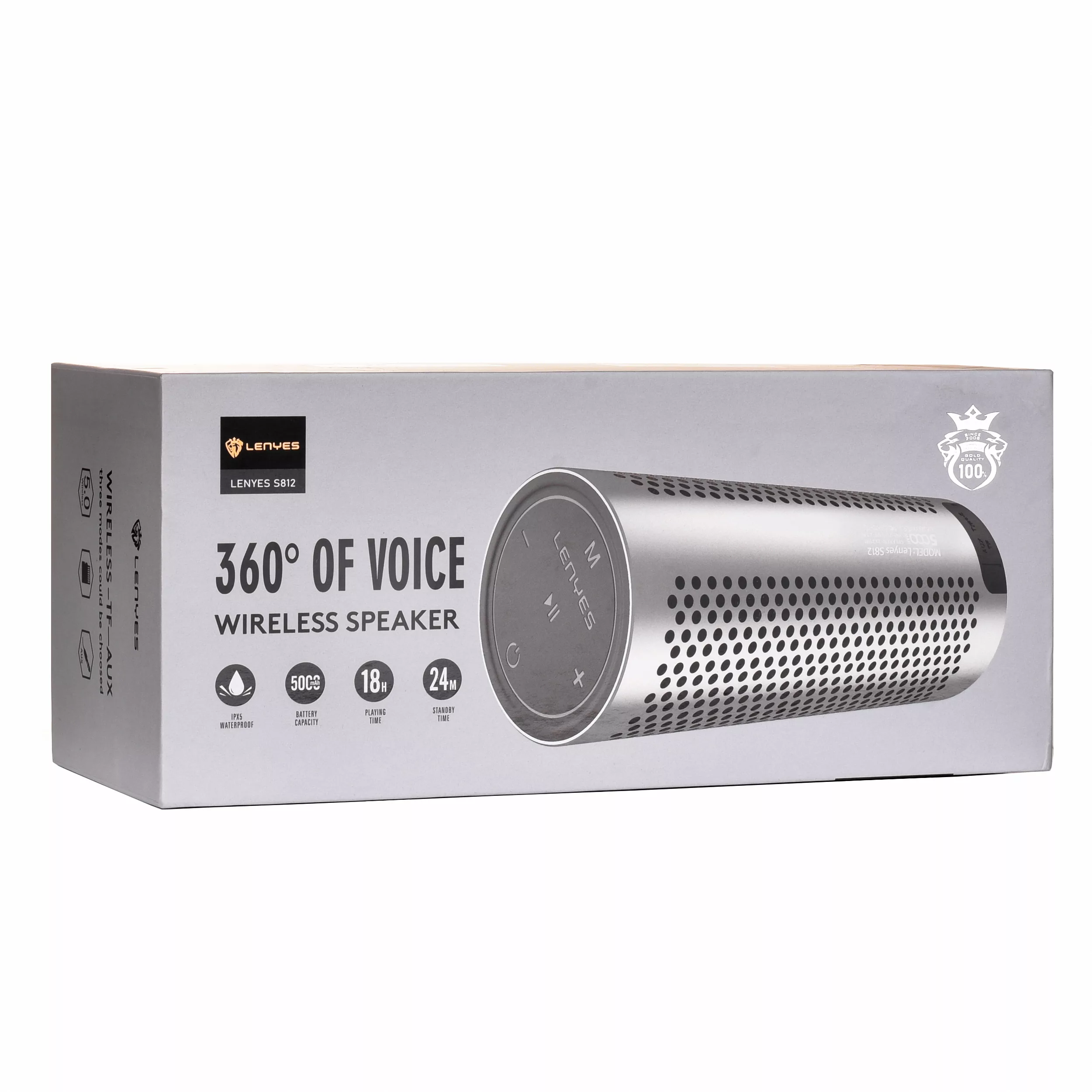 اسپیکر بلوتوثی قابل حمل لنیز مدل S812